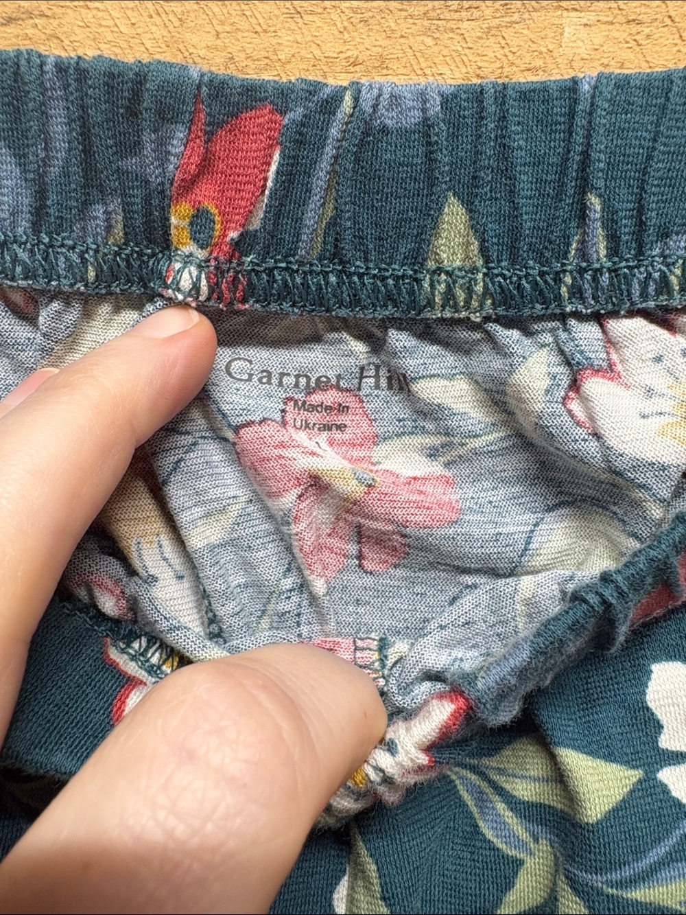 Garnet Hill Floral Pajama Set - Picture 8 of 9